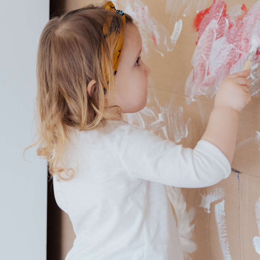Child painting