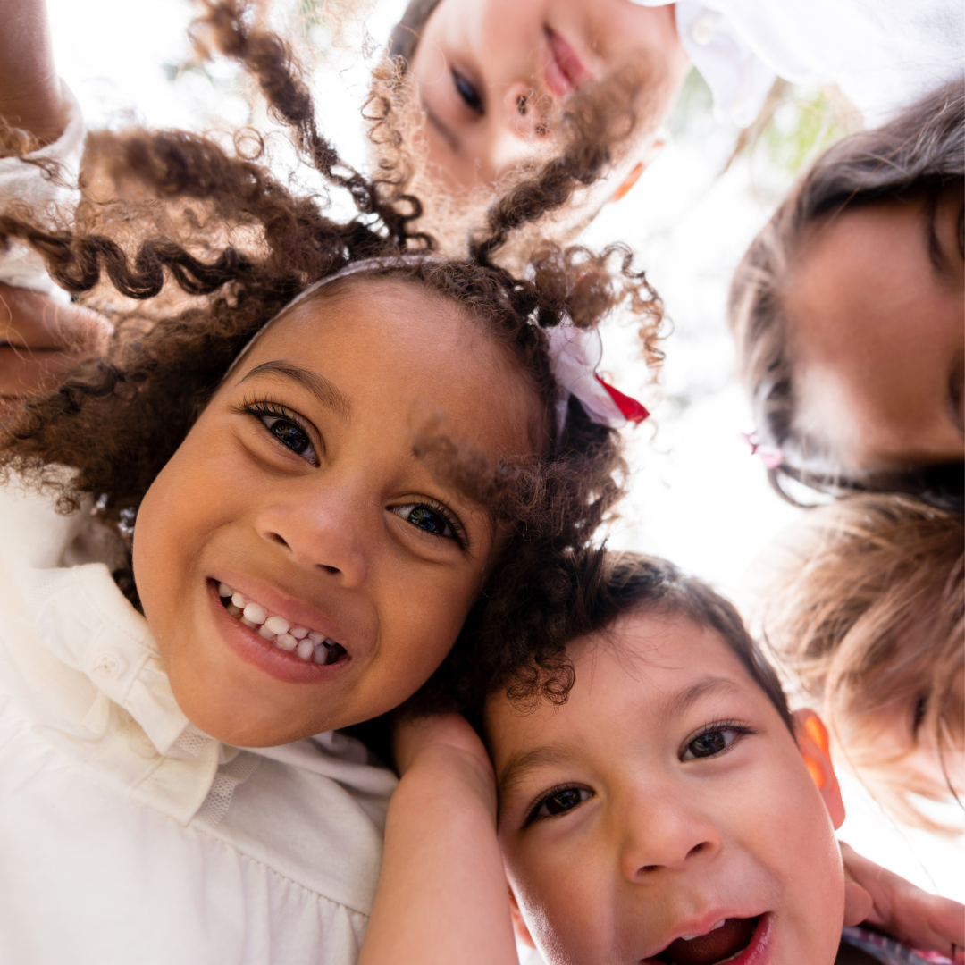 Group of smiling children