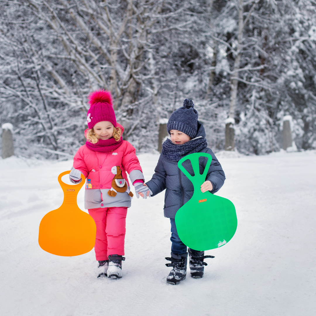 Two kids walking in snow - Before and After School at Tosorontio Central PS