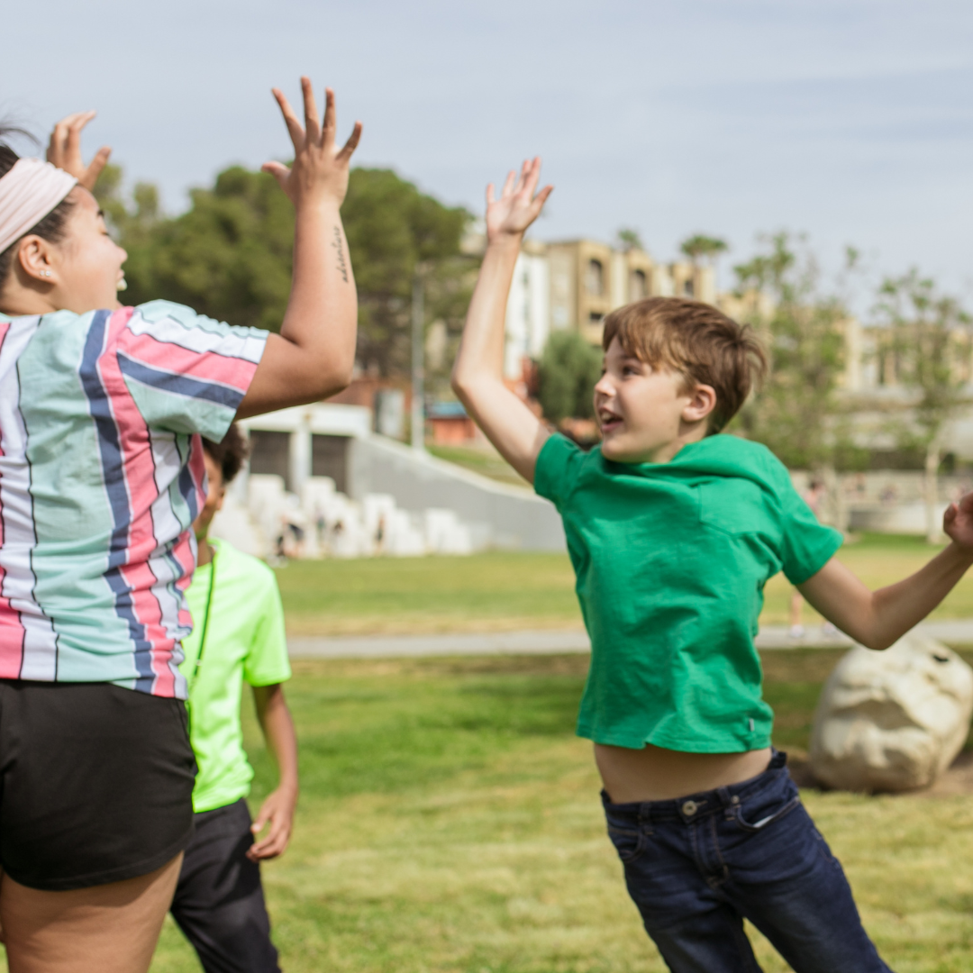 Active team play outside