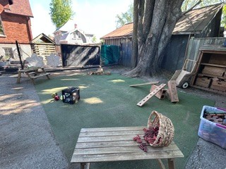Outdoor play area