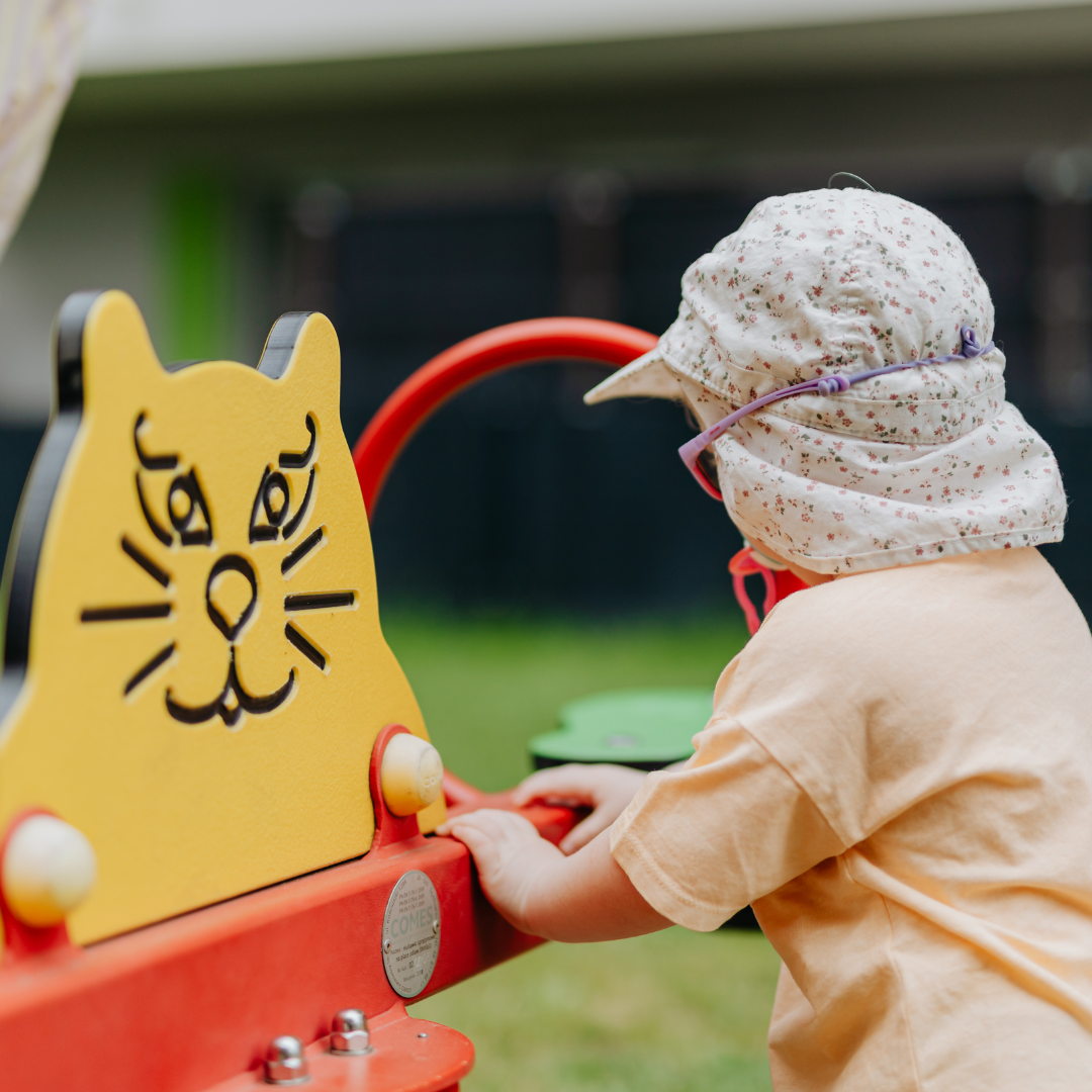 Toddler in playground